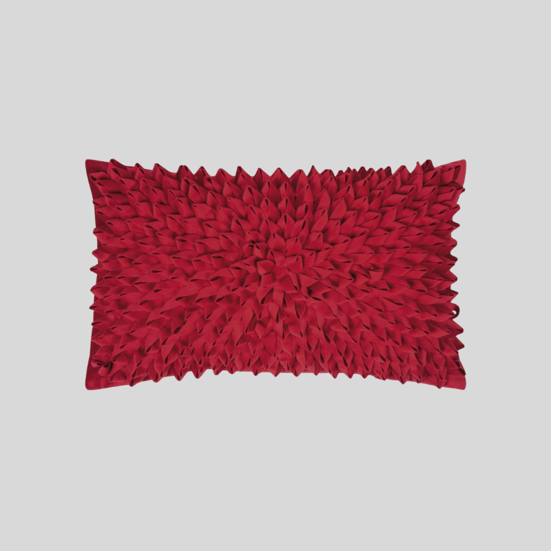 Texture Bouclée | Housse De Coussin Rectangulaire Raffinée | Valuna