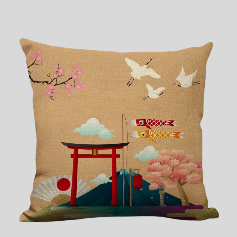 ZenScape | Coussins Décoratifs Inspirés Du Japon Pour Intérieur Zen | Valuna