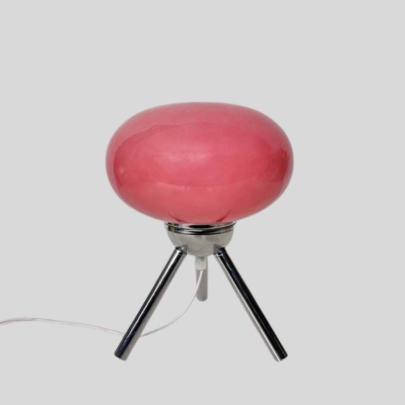 TripodGlow | Lampe De Table Moderne En Verre À Pied Trépied | Valuna