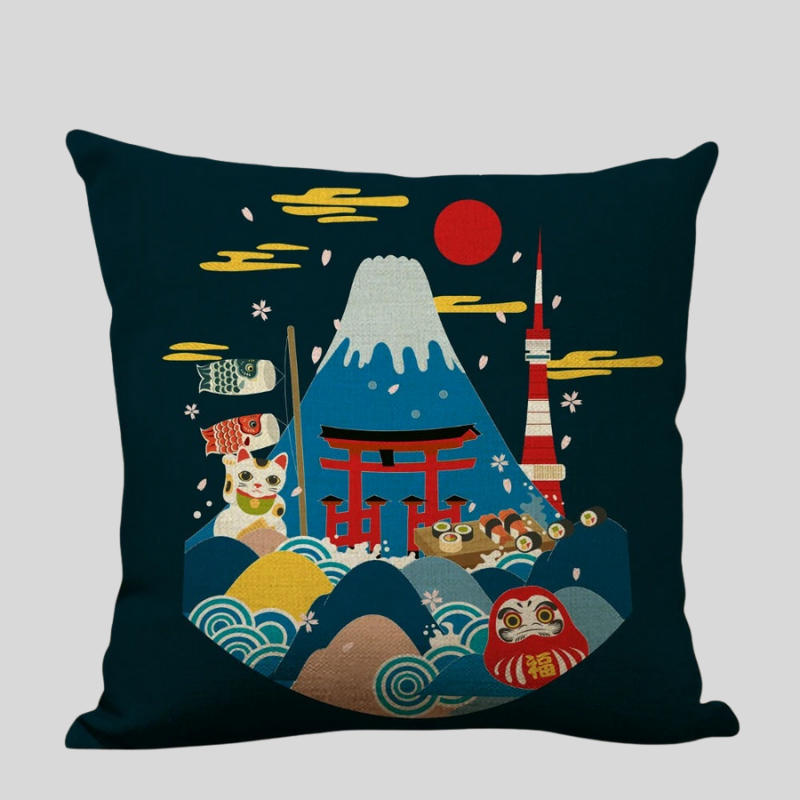 ZenScape | Coussins Décoratifs Inspirés Du Japon Pour Intérieur Zen | Valuna