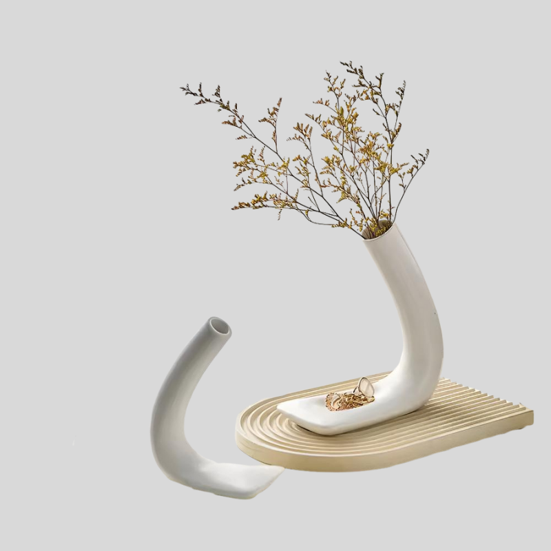 Ensemble de Vases en Céramique Élégants Décoration Moderne pour Maison & Bureau – Valuna