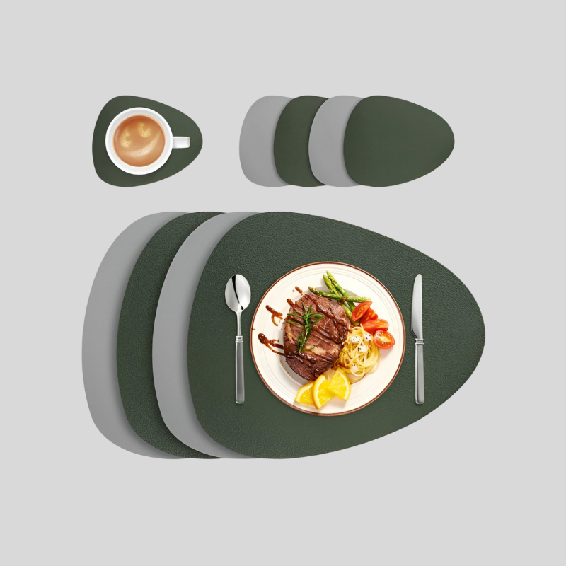 Sous-Assiettes Réversibles | Protection Élégante Pour Chaque Table | Valuna