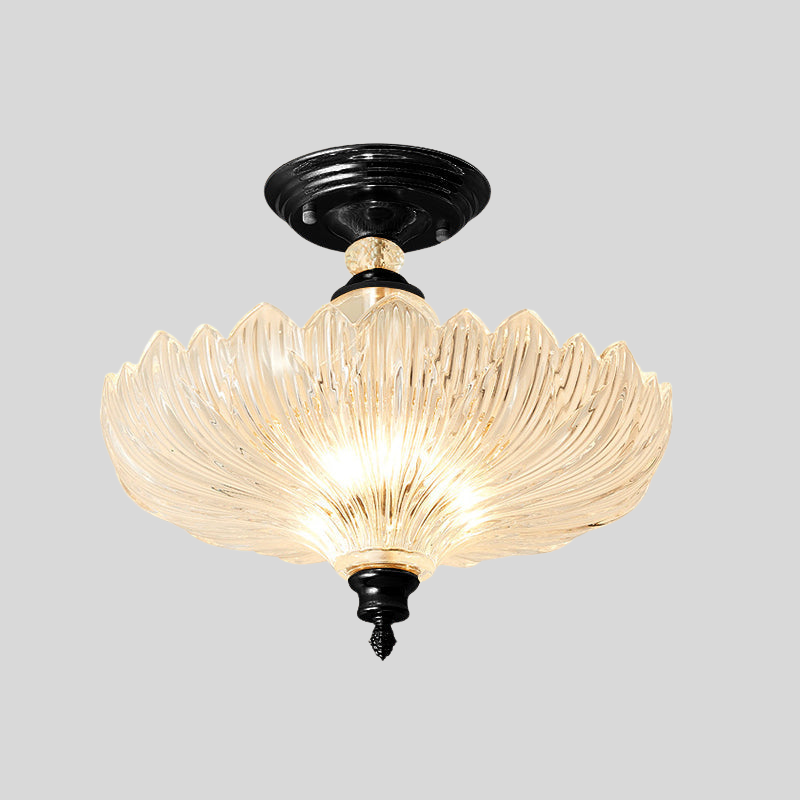 Cristal Coquille | Luminaire Semi-Encastré Traditionnel Pour Salle À Manger | Valuna