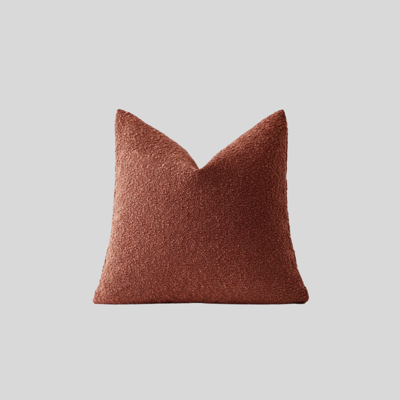 Tulum Bouclé | Housse De Coussin Décorative Élégante | Valuna