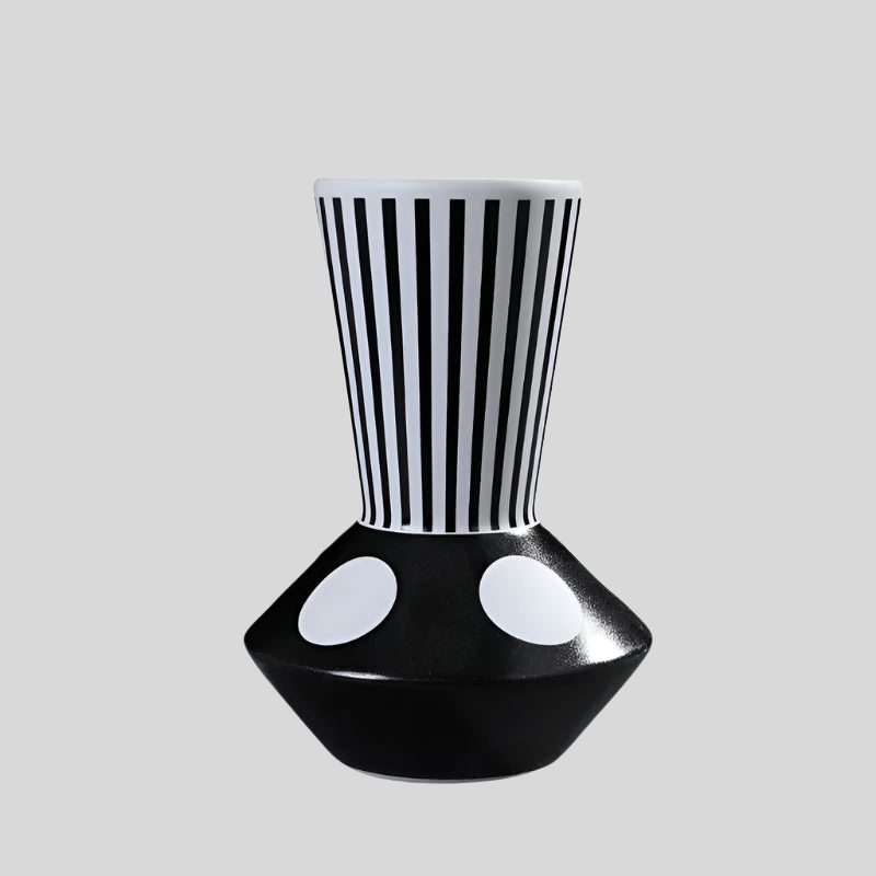 Vase Géométrique Moderne | Décoration Élégante Pour La Maison Et Le Bureau | Valuna
