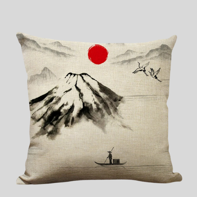ZenScape | Coussins Décoratifs Inspirés Du Japon Pour Intérieur Zen | Valuna