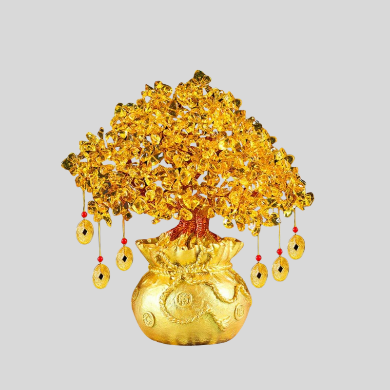 CitrineAura | Arbre De Prospérité Pour Intérieur Zen | Valuna