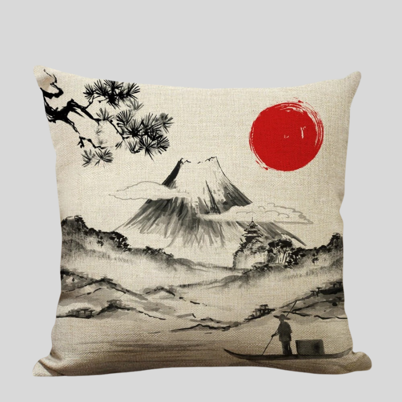 ZenScape | Coussins Décoratifs Inspirés Du Japon Pour Intérieur Zen | Valuna