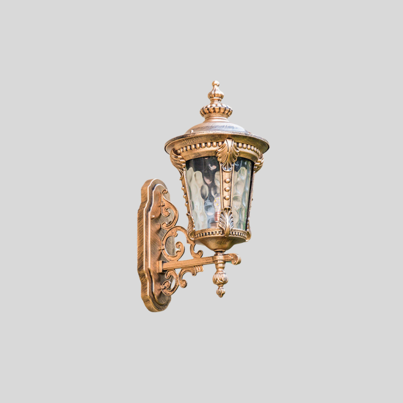 Lanterne Murale En Verre Pour Extérieur Style Classique - Valuna