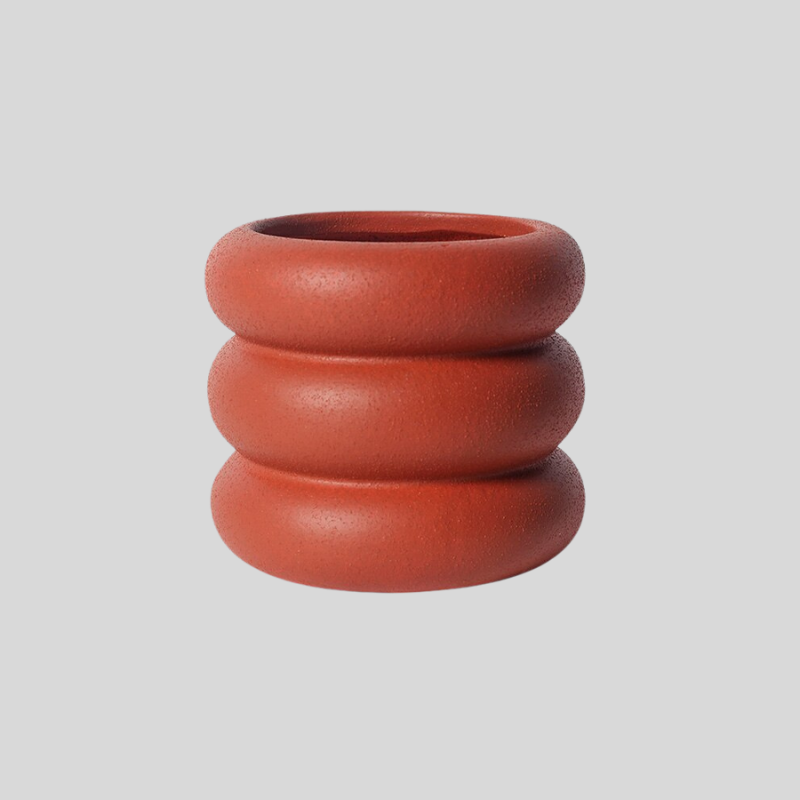 Pot De Fleurs En Céramique Rattan Nordique | Bol De Plantation Moderne Pour Salon Et Balcon | Valuna