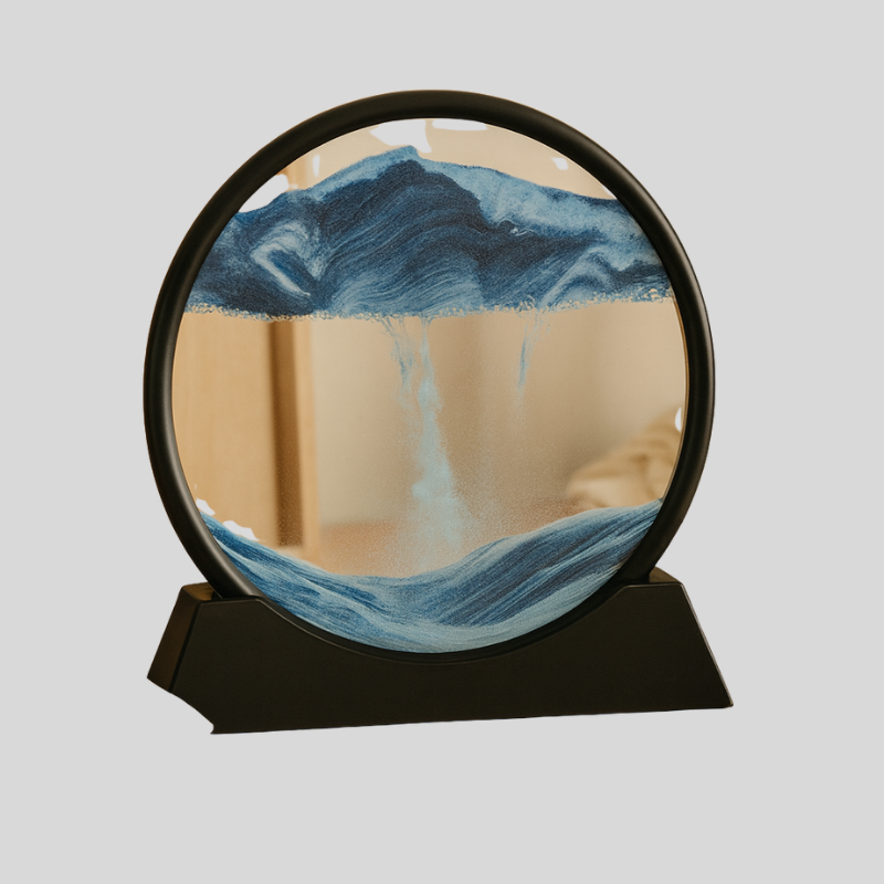 Lunareve | Ornement Cinétique Représentant Un Paysage De Sable Pour Une Atmosphère Apaisante | Valuna