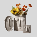 FaceForm | Vase De Sol Sculptural – Déclaration Artistique Moderne | Valuna