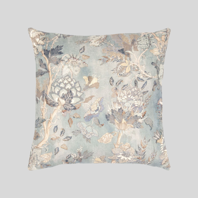 Lin Fleuri | Housse De Coussin Élégante Pour Décoration | Valuna