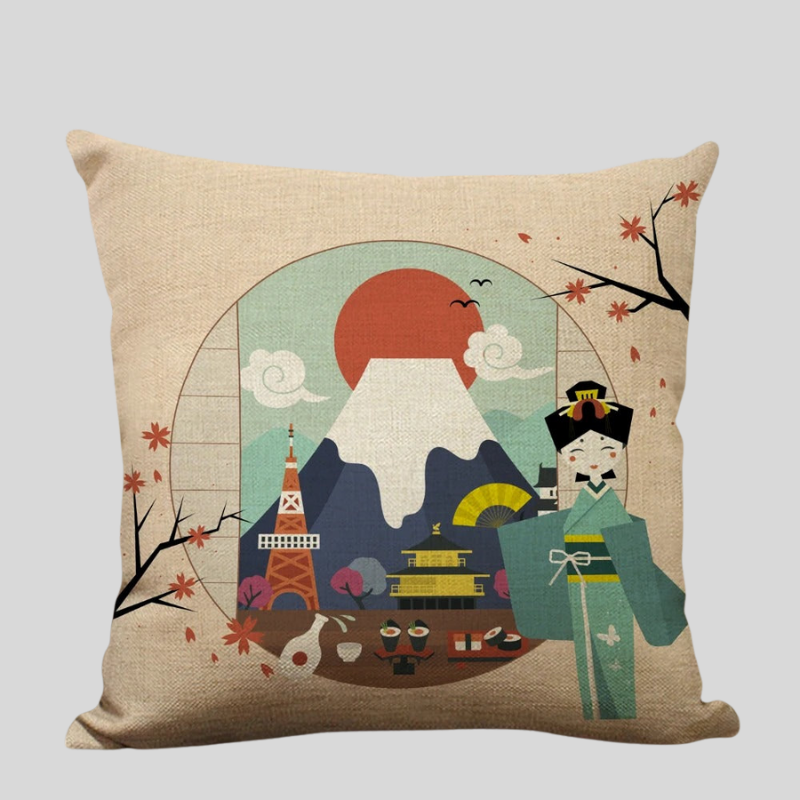 ZenScape | Coussins Décoratifs Inspirés Du Japon Pour Intérieur Zen | Valuna