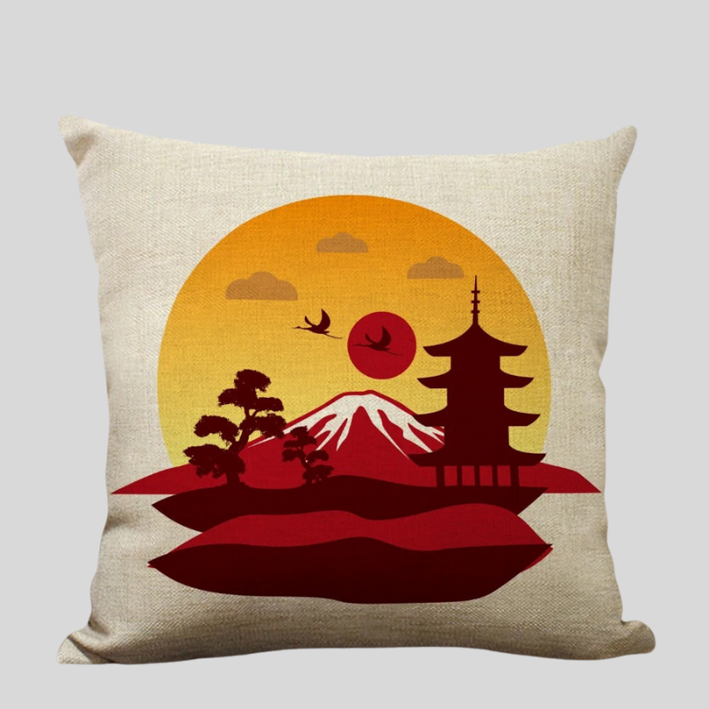 ZenScape | Coussins Décoratifs Inspirés Du Japon Pour Intérieur Zen | Valuna