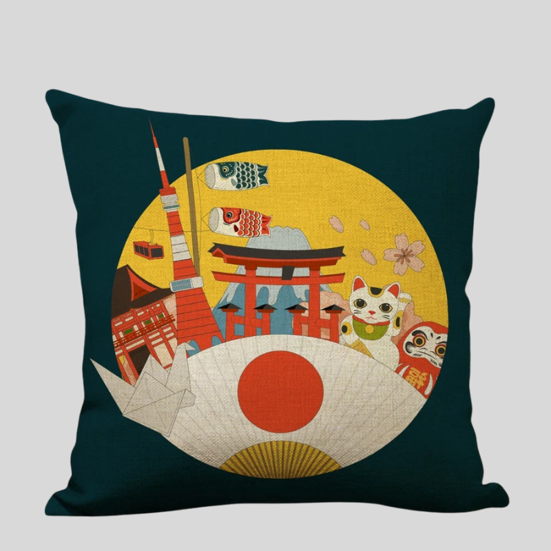 ZenScape | Coussins Décoratifs Inspirés Du Japon Pour Intérieur Zen | Valuna