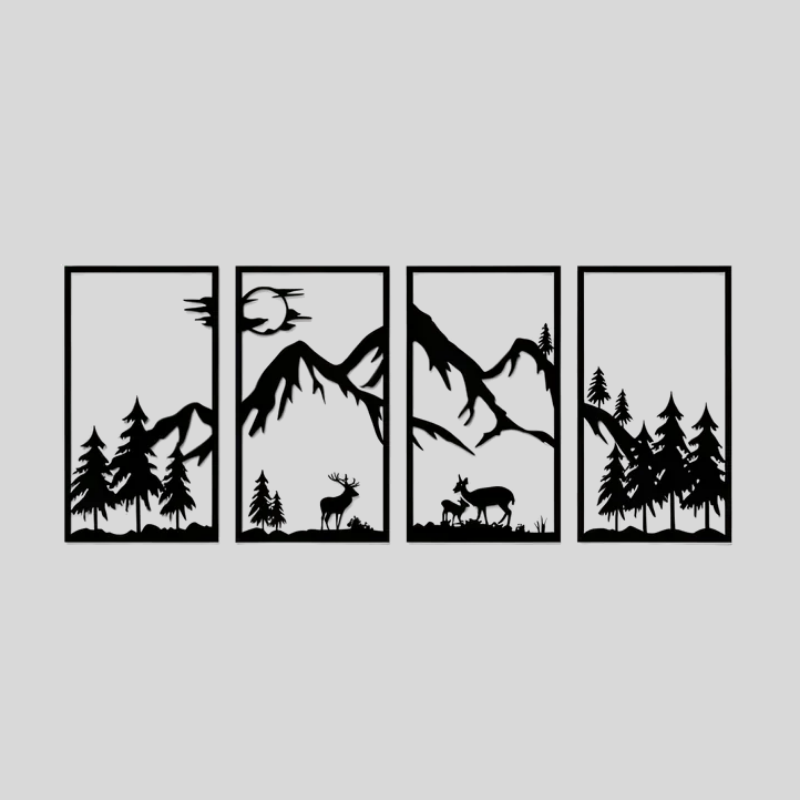 NatureVista | Art Mural Décoratif Pour Intérieur Moderne | Valuna