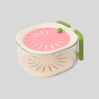 Égouttoir 2-en-1 Rotatif à Deux Niveaux pour Évier & Fruits | Égouttage Intelligente avec Poignée | Valuna