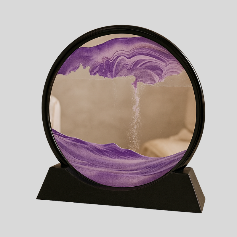 Lunareve | Ornement Cinétique Représentant Un Paysage De Sable Pour Une Atmosphère Apaisante | Valuna