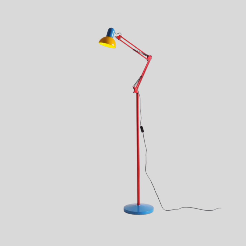 Kompakte – Lampe Sur Pied En Fer Avec Abat-Jour Demi-Sphère Élégant | Valuna