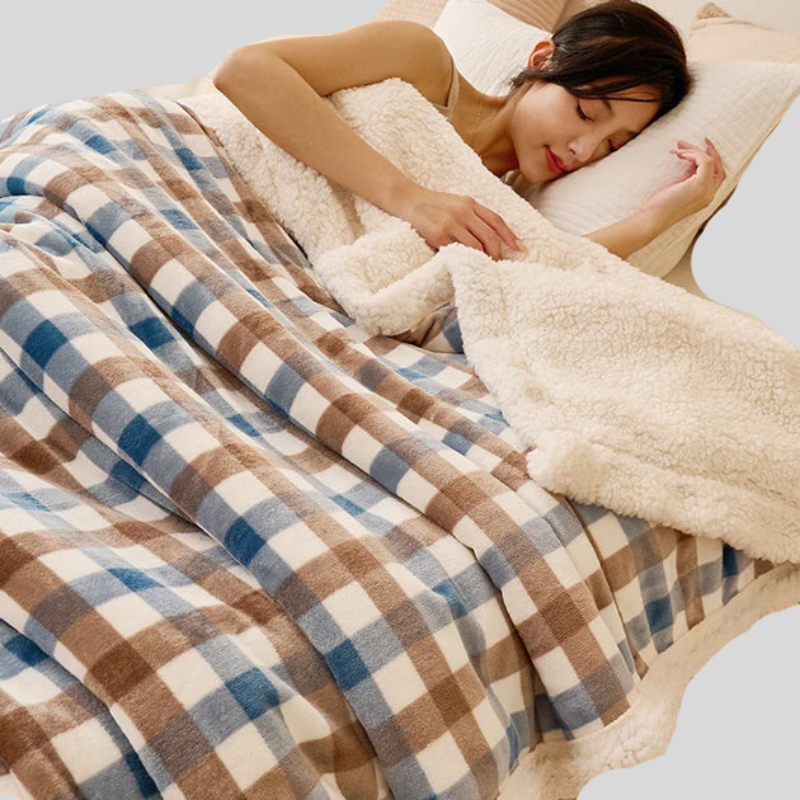 PlaidCozy | Couverture À Carreaux Chaud Et Doux – Livraison Offerte | Valuna