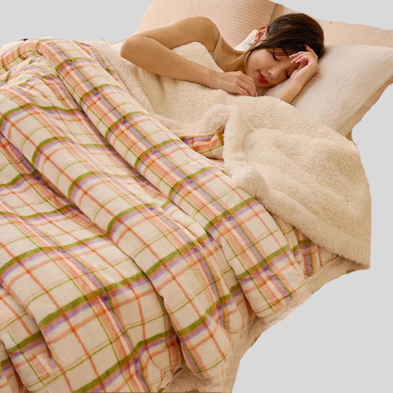 PlaidCozy | Couverture À Carreaux Chaud Et Doux – Livraison Offerte | Valuna