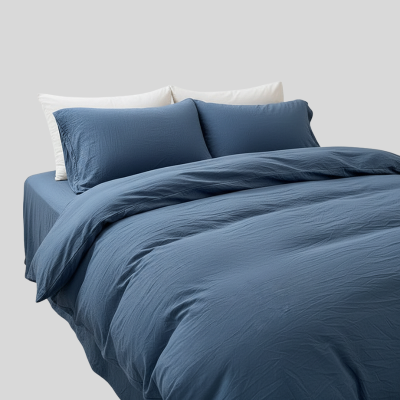 Coton Lavé | Ensemble De Literie Minimaliste Et Confortable | Valuna
