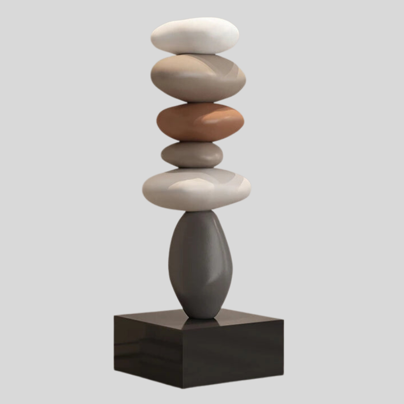 StoneBalance | Sculpture Moderne Et Stable En Pierre Pour Apporter Une Touche D'Élégance À Votre Intérieur | Valuna