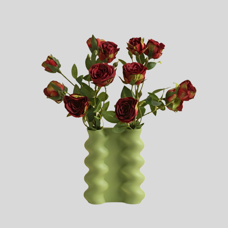 Harmony | Vase Minimaliste En Céramique Pour Arrangements Floraux Raffinés | Valuna