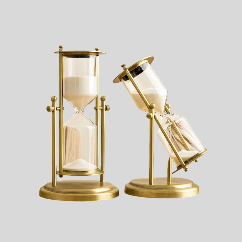 Tidens Flyd Sablier Transparent de Bureau - Valuna