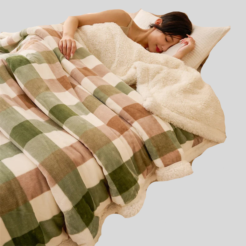 PlaidCozy | Couverture À Carreaux Chaud Et Doux – Livraison Offerte | Valuna