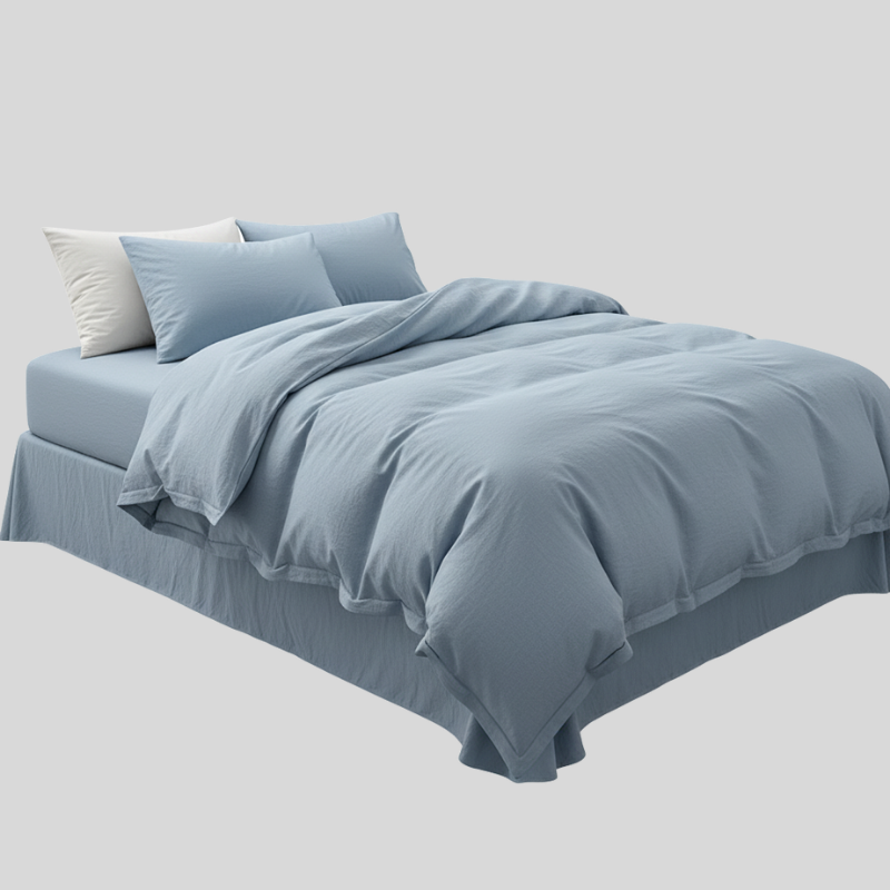 Coton Lavé | Ensemble De Literie Minimaliste Et Confortable | Valuna
