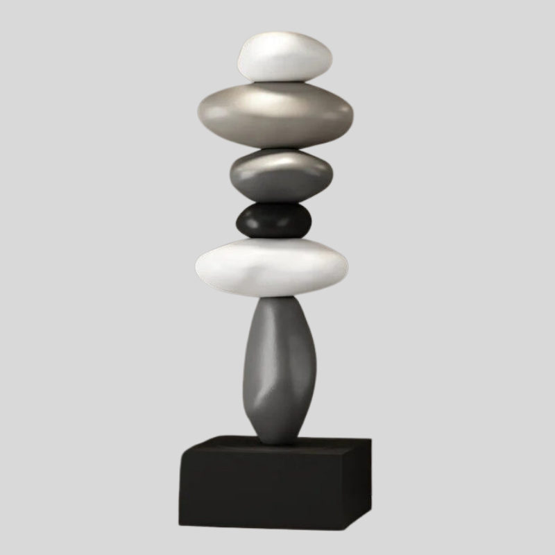 StoneBalance | Sculpture Moderne Et Stable En Pierre Pour Apporter Une Touche D'Élégance À Votre Intérieur | Valuna