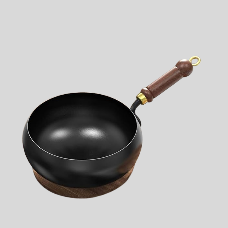 Poêle En Fonte Forgée Avec Poignée - Valuna