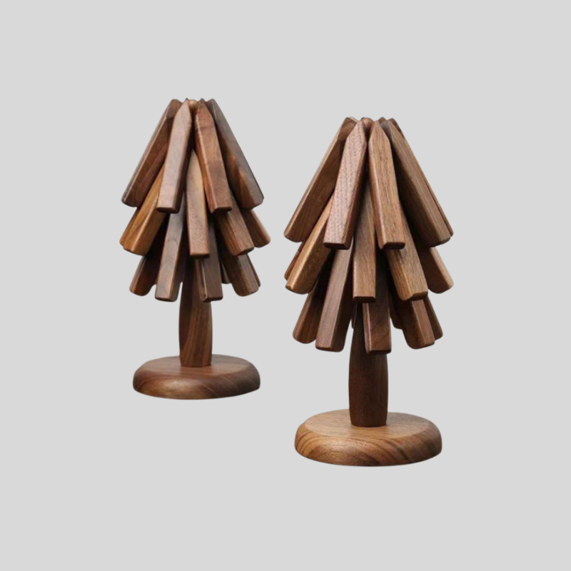 Sous-Verres | En Noyer Noir Pour Protection Et Style | Valuna