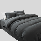 Parure de Lit en Coton Lavé Minimaliste – Valuna