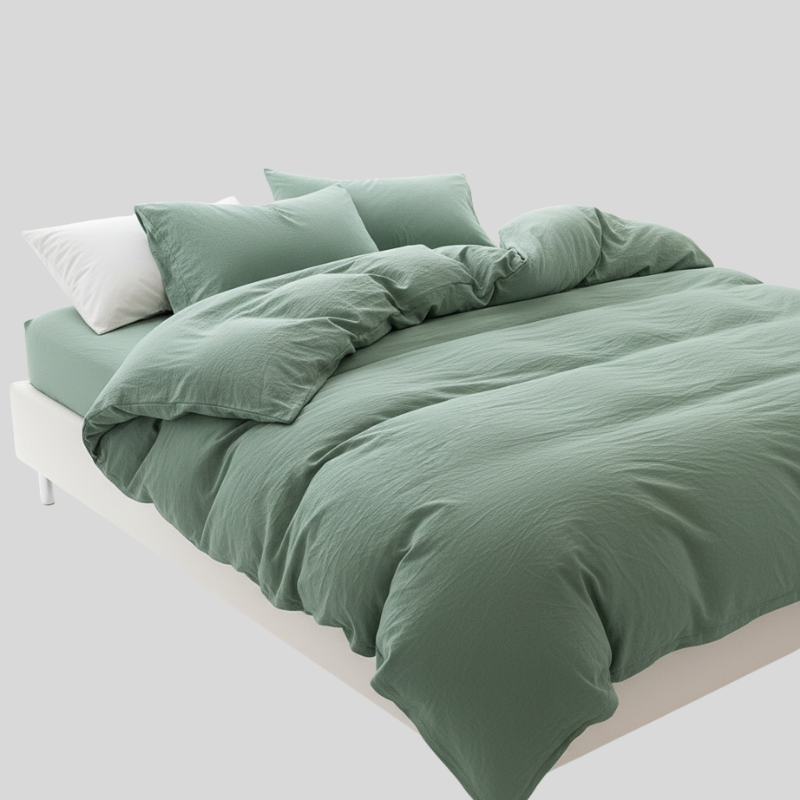 Coton Lavé | Ensemble De Literie Minimaliste Et Confortable | Valuna
