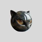 Sculpture De Chat Noir Décorative - Valuna