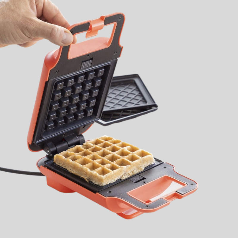 WaffleSandwich 2-En-1 | Appareil À Gaufres Et Sandwichs Avec Recettes – Livraison Offerte | Valuna