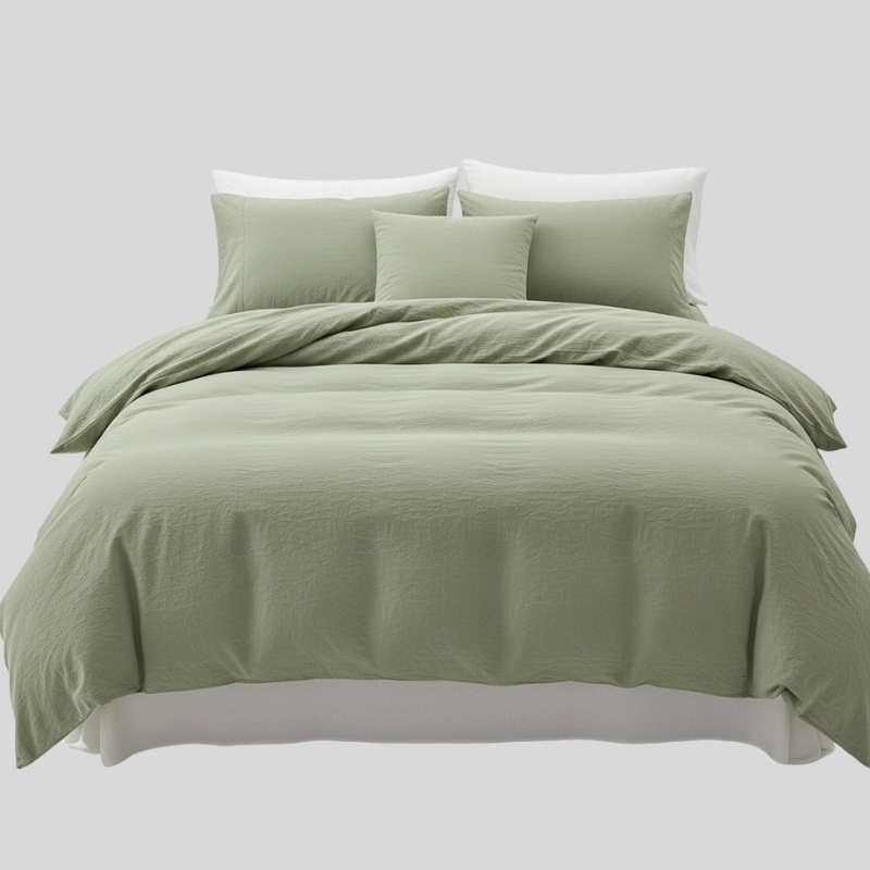 Coton Lavé | Ensemble De Literie Minimaliste Et Confortable | Valuna