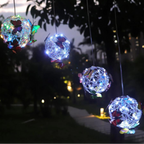 Lumière | Solaire Sphère Décorative Jardin avec Papillons | Valuna