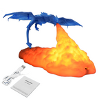 Dragon Light 3D | Lampe De Table Rechargeable – Lumière Magique De Nuit | Valuna