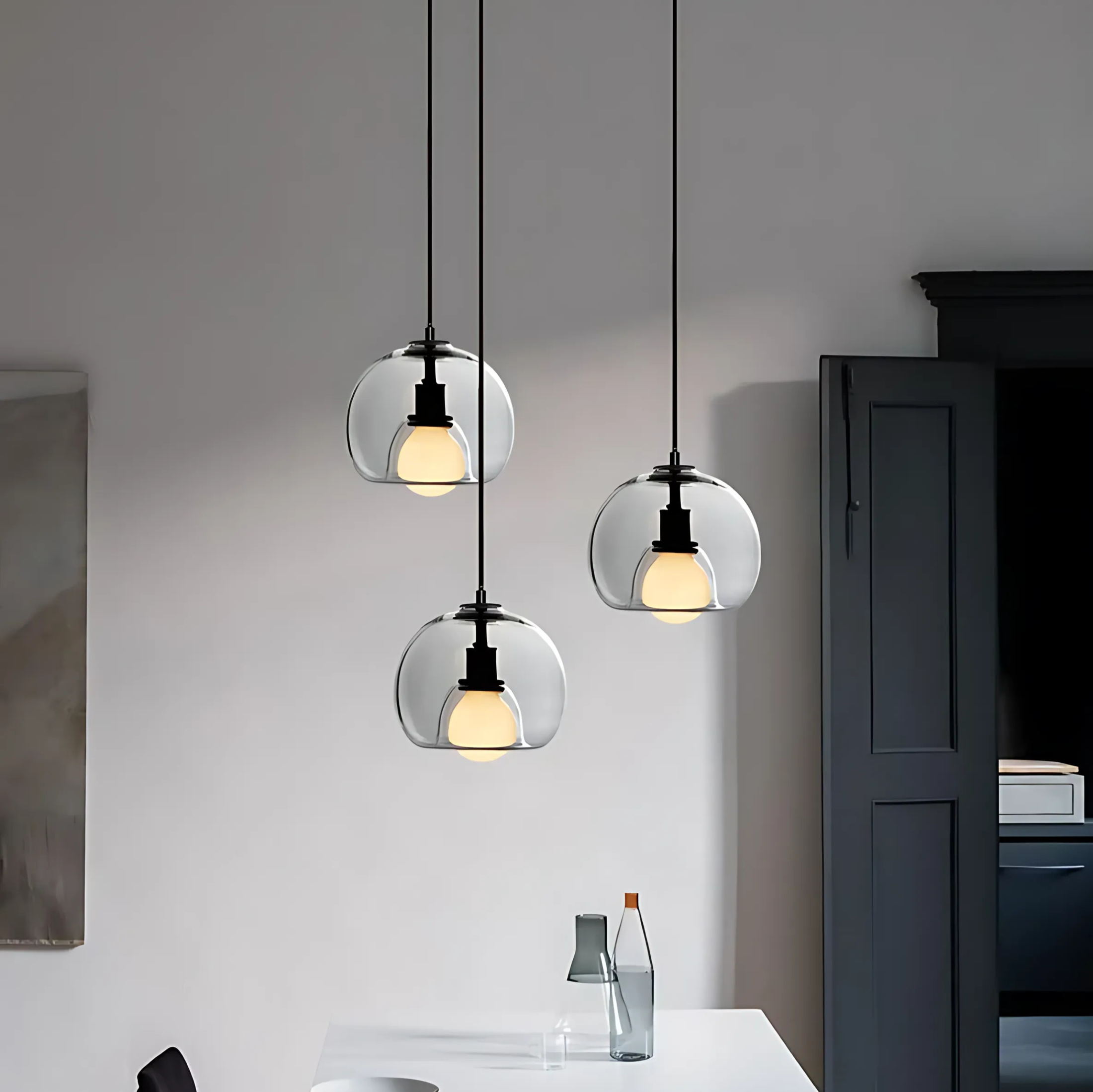 Glassa | Suspension En Verre Fait Main, Design Élégant Et Dimmable | Valuna