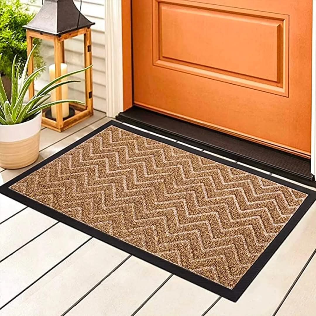 Tapis De Porte En Caoutchouc Et Polypropylène - Valuna