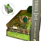 MiniScape Porte-Livres | Porte-Livres Décoratifs Faits Main avec Design de Microlandscape