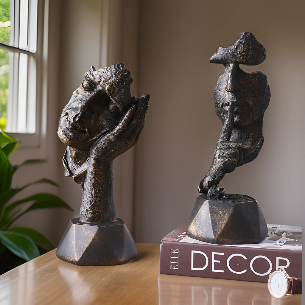 FaceArt | Sculpture de Visage Abstraite – Décoration Murale Artistique et Moderne | Valuna