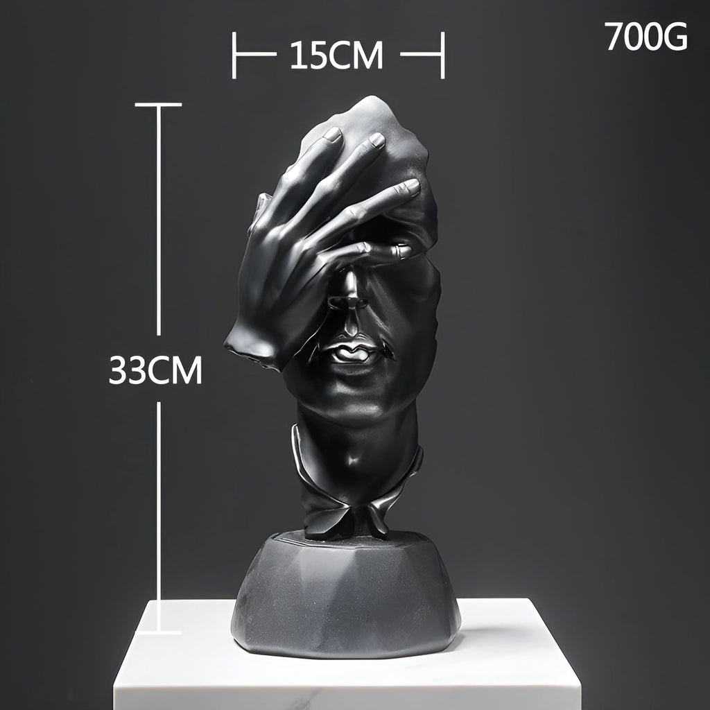 FaceArt | Sculpture de Visage Abstraite – Décoration Murale Artistique et Moderne | Valuna