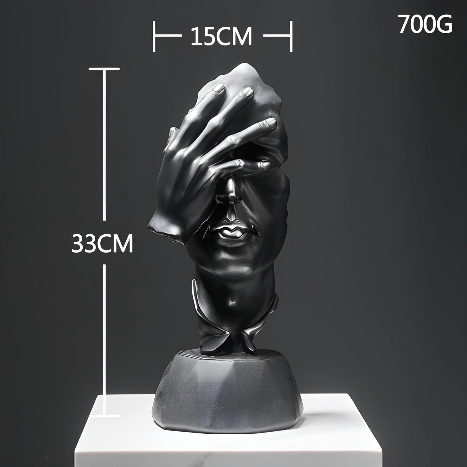 FaceArt | Sculpture de Visage Abstraite – Décoration Murale Artistique et Moderne | Valuna