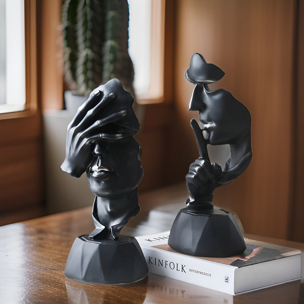 FaceArt | Sculpture de Visage Abstraite – Décoration Murale Artistique et Moderne | Valuna