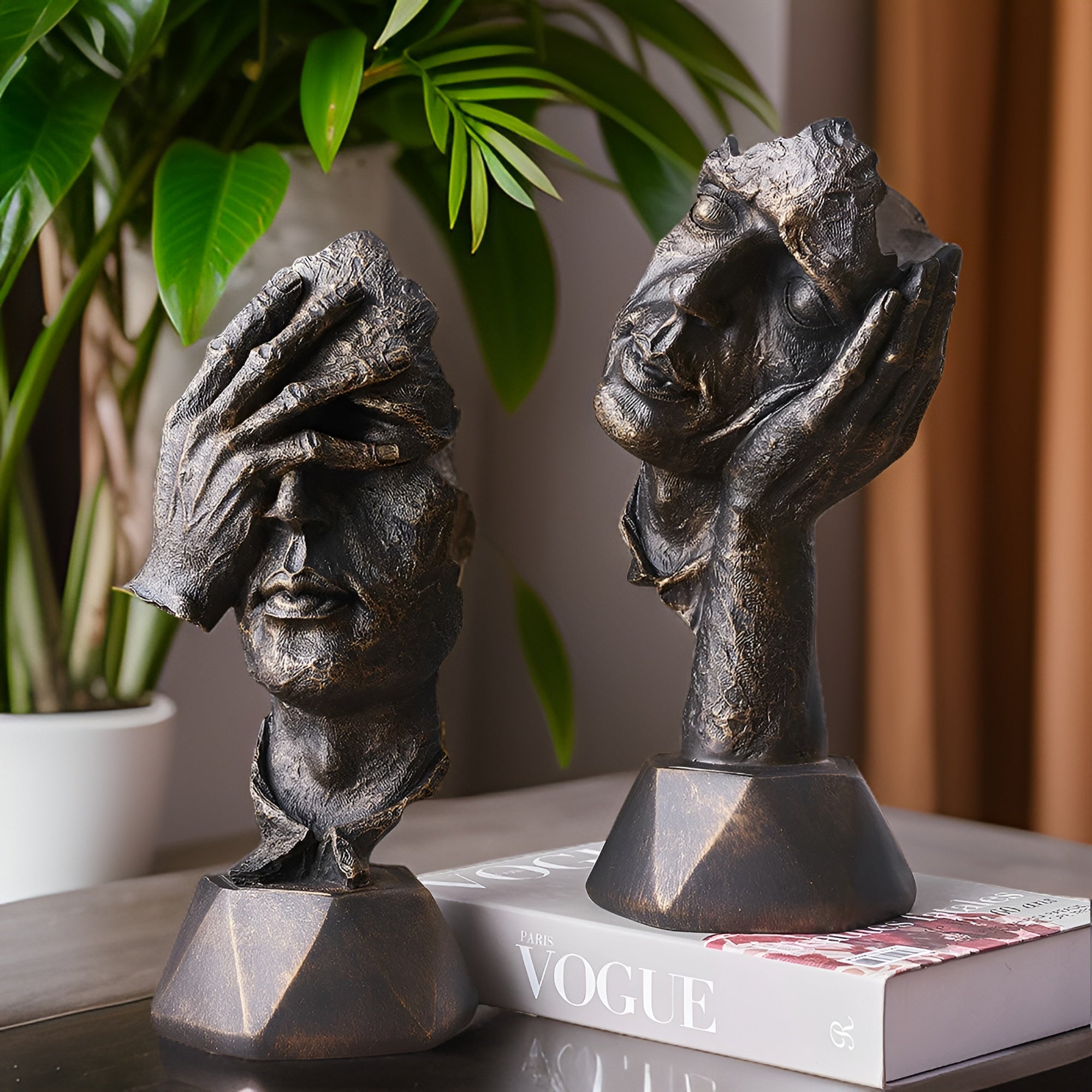 FaceArt | Sculpture de Visage Abstraite – Décoration Murale Artistique et Moderne | Valuna